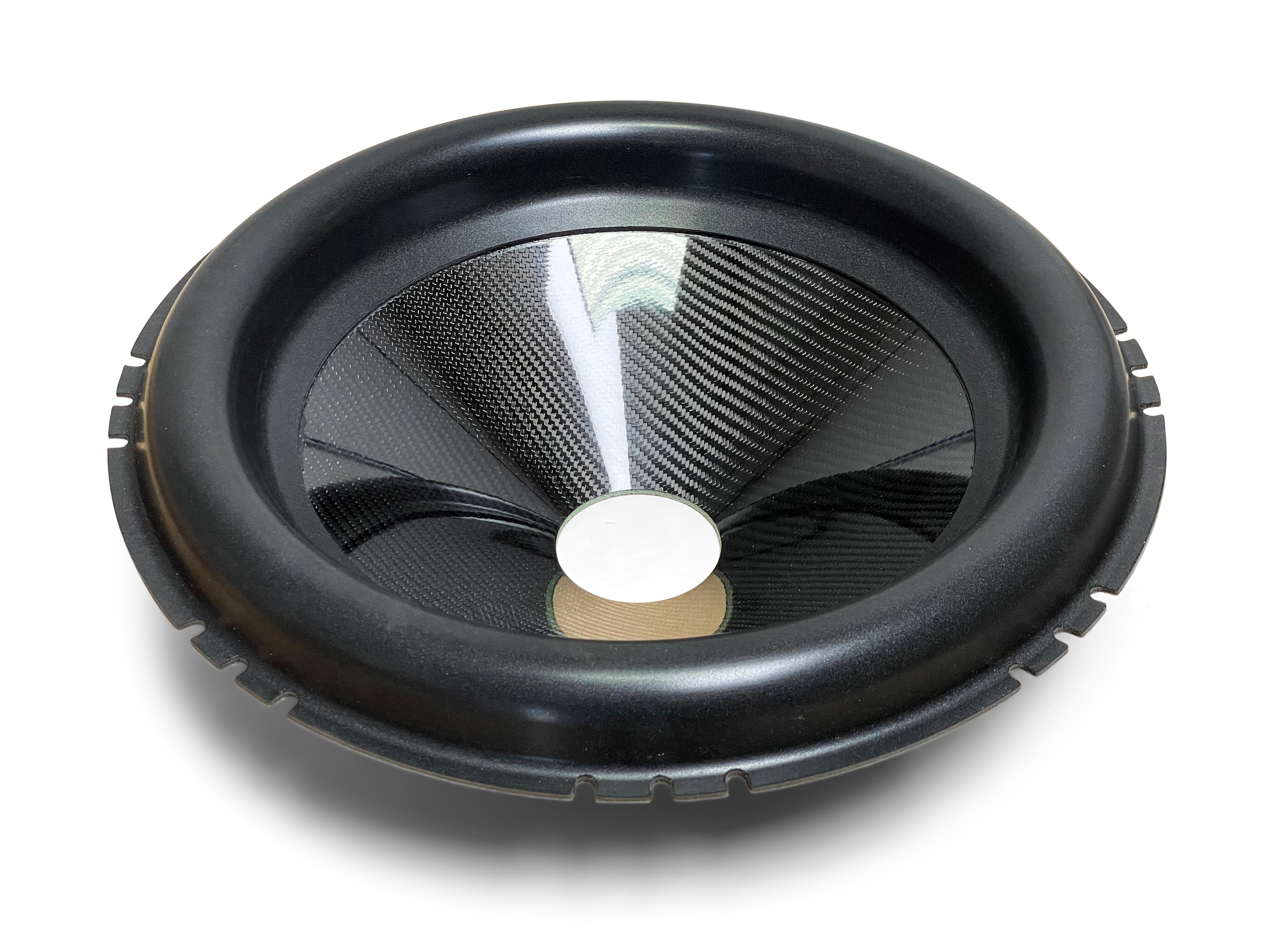 18″ Carbon Fiber Subwoofer Cone - Big Roll - 3″ Opening