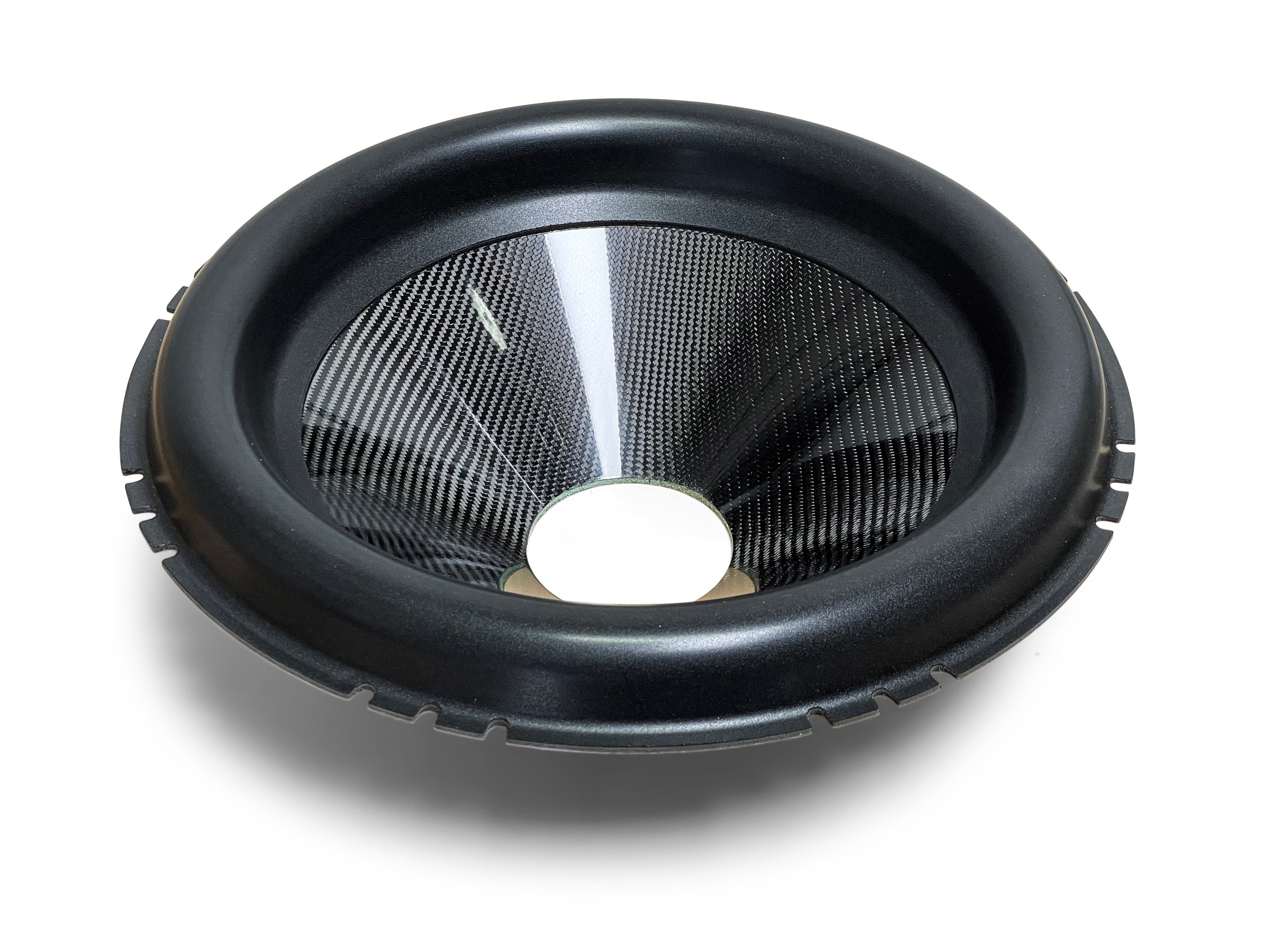 18″ Carbon Fiber Subwoofer Cone - Big Roll - 4″ Opening
