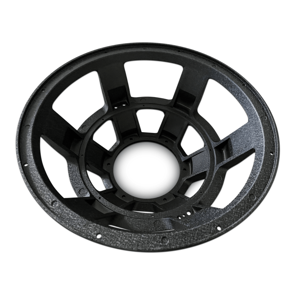 15″ Wide Mouth Ti Subwoofer Frame - Basket - Wrinkle Black