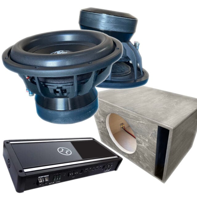 Brahma Mk 2.5 Rev A 12″ + Hybrid Audio Unity Monoblock - U1A + Ported Enclosure
