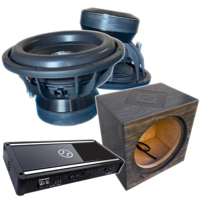 Brahma Mk 2.5 Rev A 12″ + Hybrid Audio Unity Monoblock - U1A + Sealed Enclosure