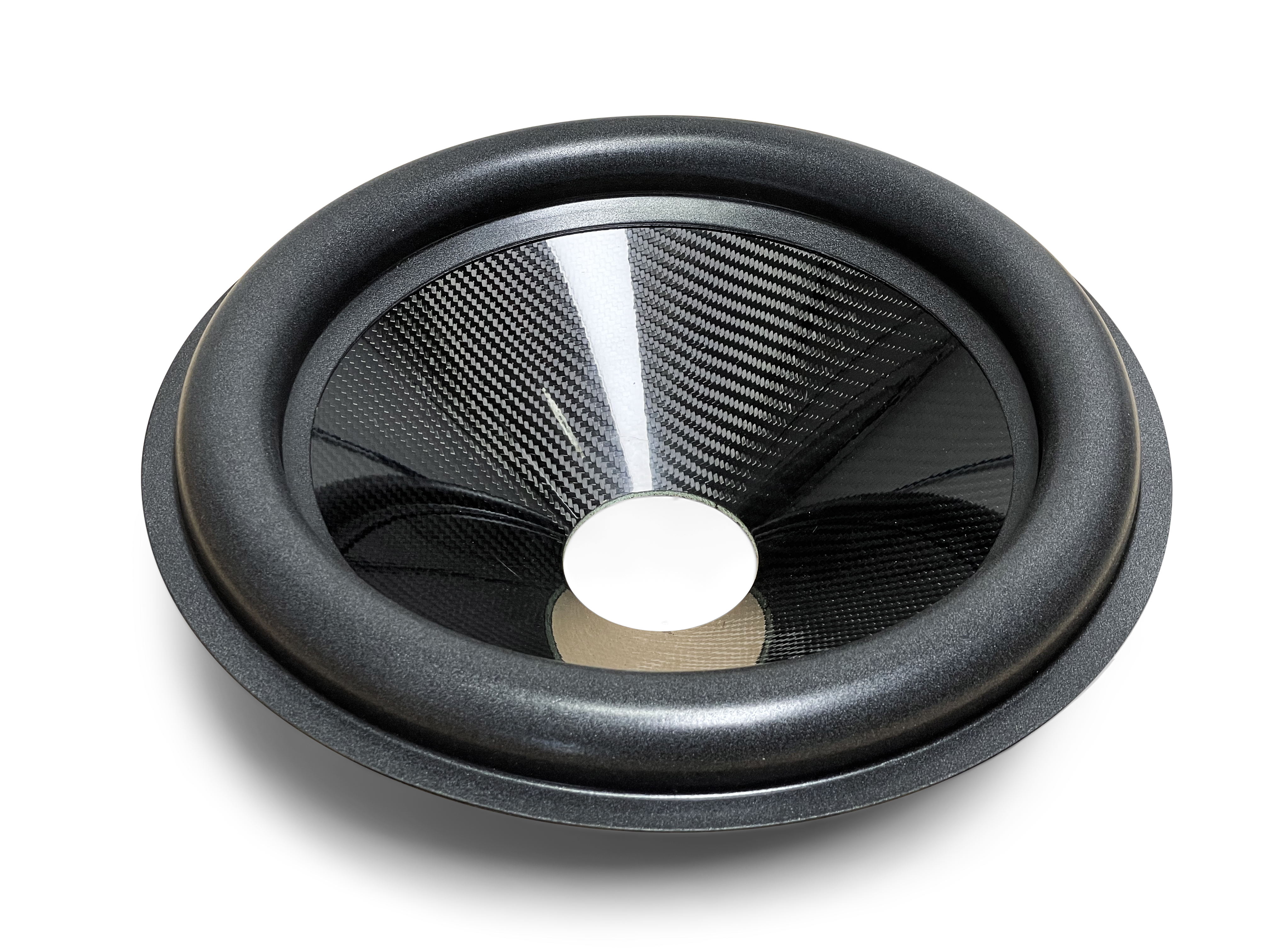 15″ Carbon Fiber Subwoofer Cone - Big Roll - 3″ Opening
