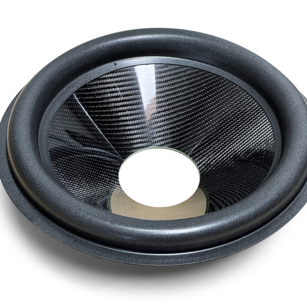 15″ Carbon Fiber Subwoofer Cone - Big Roll - 4″ Opening