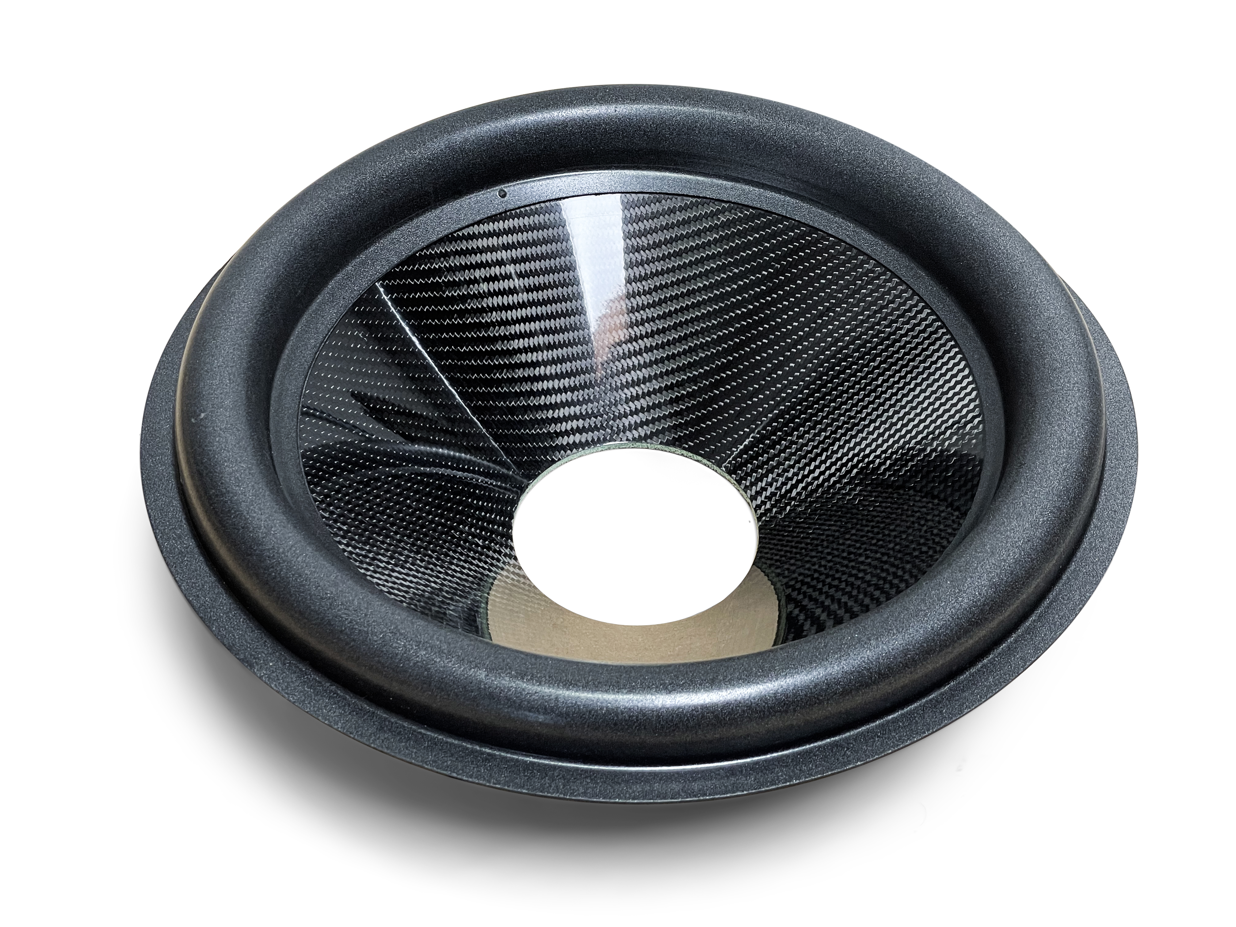 15″ Carbon Fiber Subwoofer Cone - Big Roll - 4″ Opening